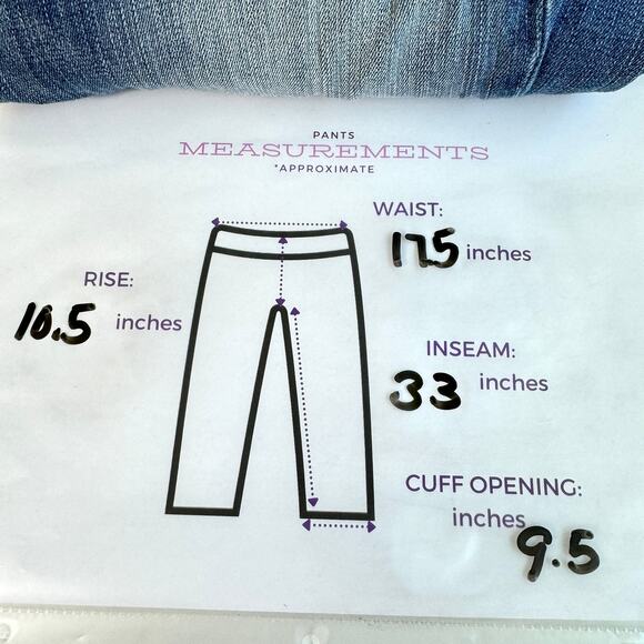 Ariat Women's REAL Meg Jeans Size 32R Boot Cut Mid Rise Stretch Raw Hem Blue - Picture 11 of 11